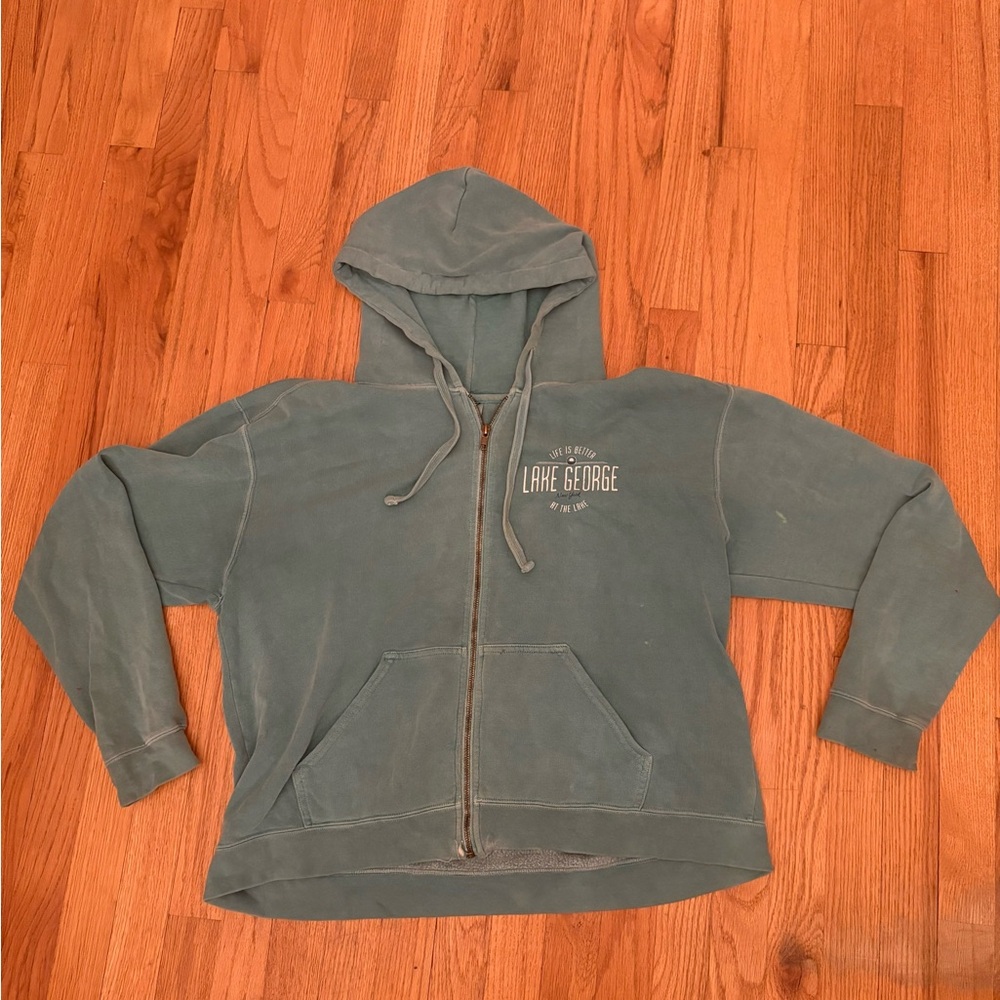 Lake George Women's Hoodie - Green